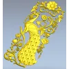 Peacock Decorative Panel STL for CNC Milling