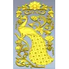 Peacock Decorative Panel STL for CNC Milling