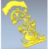 STL панель "Виноградная утка" - 3D модель для ЧПУ
