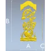 STL панель "Виноградная утка" - 3D модель для ЧПУ