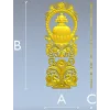 Декоративная накладка "Ваза и лебеди" - 3D модель STL для ЧПУ