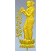 3D модель "Лотосная нимфа" - декор для ЧПУ (STL)