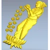 3D модель "Лотосная нимфа" - декор для ЧПУ (STL)