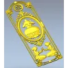 Вертикальная декоративная панель "Священный калаша" - STL модель для ЧПУ