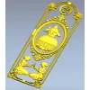 Вертикальная декоративная панель "Священный калаша" - STL модель для ЧПУ