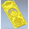 Благословенная панель - 3D модель STL для ЧПУ с изображением Сердца Иисуса