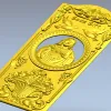 Благословенная панель - 3D модель STL для ЧПУ с изображением Сердца Иисуса