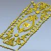 Декоративная панель "Медальон Элегия" - STL модель для ЧПУ