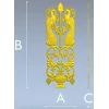 Peacock Ornamental Panel STL for CNC Milling