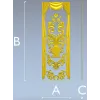 Дверная панель с вазоном - 3D модель STL для ЧПУ