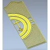 Heritage Cross Door Panel - STL 3D model for CNC