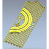 Heritage Cross Door Panel - STL 3D model for CNC