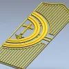 Heritage Cross Door Panel - STL 3D model for CNC