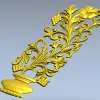 Vine Vase Vertical Relief STL for CNC