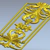 Версаль - резная вертикальная накладка STL для ЧПУ