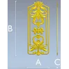 Версаль - резная вертикальная накладка STL для ЧПУ