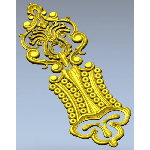 Декоративная дверная накладка - 3D модель STL для ЧПУ