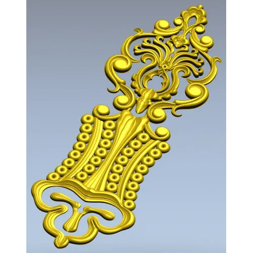 Декоративная дверная накладка - 3D модель STL для ЧПУ