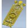 Ornate Rosette Door Panel STL for CNC