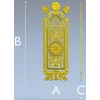 Ornate Rosette Door Panel STL for CNC