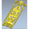 Релефная накладка "Розанна" - stl модель для ЧПУ