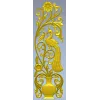 Ornamental Peafowl Vertical Panel STL for CNC