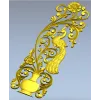 Ornamental Peafowl Vertical Panel STL for CNC