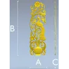 Ornamental Peafowl Vertical Panel STL for CNC
