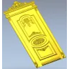 Классическая дверная панель в стиле барокко - STL модель для ЧПУ