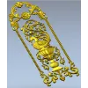 Lotus Peafowl Vertical Panel STL for CNC