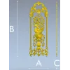 Lotus Peafowl Vertical Panel STL for CNC