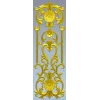 Ornate Floral Door Panel STL for CNC