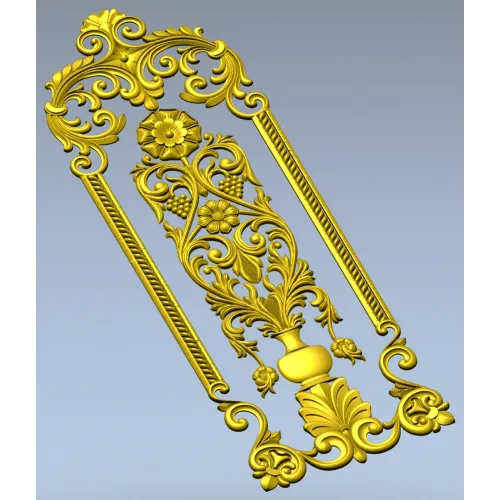 Regal Vase Vertical Panel - STL 3D model for CNC