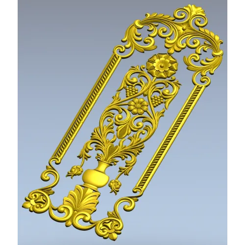 Regal Vase Vertical Panel - STL 3D model for CNC
