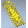 Резная дверная панель в классическом стиле - STL 3D модель для ЧПУ