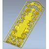 Резная дверная панель в классическом стиле - STL 3D модель для ЧПУ