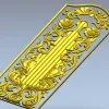 Резная дверная панель в классическом стиле - STL 3D модель для ЧПУ