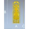 Резная дверная панель в классическом стиле - STL 3D модель для ЧПУ