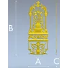 Арочная дверная панель "Вазон" - 3D модель STL для ЧПУ