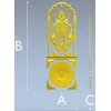 Декоративная дверная панель в барочном стиле - STL для ЧПУ