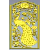 Peacock Vine Decorative Panel - STL 3D Model for CNC