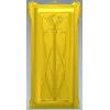 Art Nouveau Lily Door Panel - STL 3D model for CNC