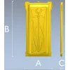 Art Nouveau Lily Door Panel - STL 3D model for CNC