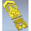 Ganesha Relief Panel STL for CNC Router