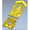 Ganesha Relief Panel STL for CNC Router