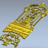 Арочное панно "Вазон Элегия" - 3D модель STL для ЧПУ