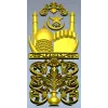 Minaret Relief Door Panel STL for CNC