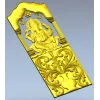 Арочная панель с Ганешей - 3D модель STL для ЧПУ
