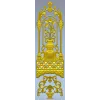 Florentine Arched Door Panel STL for CNC