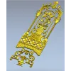 Florentine Arched Door Panel STL for CNC